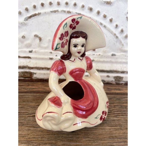 Vintage 1950s Golderhammer Ceramics Dutch Lady Planter - Picture 3 of 11